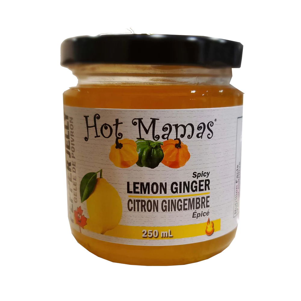 Hot Mama's Lemon Ginger Pepper Jelly